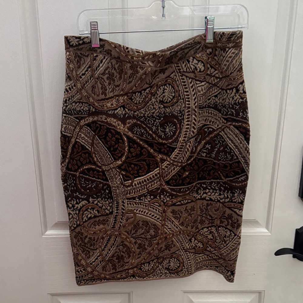 NWT Peruvian Connection Painsley Pencil Skirt  size L